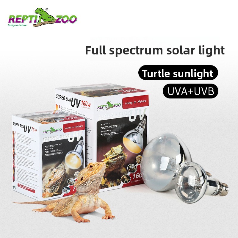 Calcium Powder Reptile - Reptizoo Reptile Sun Lamp-UVA + UVB