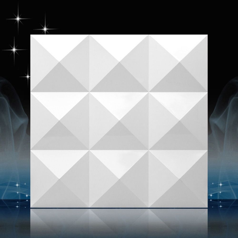 Painel de Parede 3D Branco 50* - Pvc Panel Background avaliação e preço